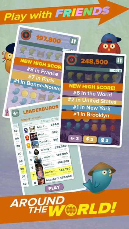 Burds - Connect the dots with birds, a logic zap pop jewel gem puzzle game.