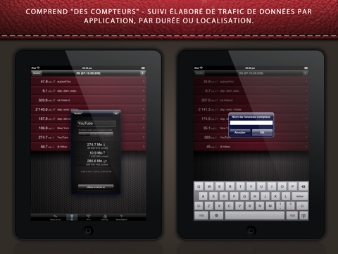 Screenshot #5 pour Compteur de trafic (Download Meter) pour 3G/ 4G/  LTE/ EDGE/ Wi-FI – réduisez vos dépenses en Internet mobile