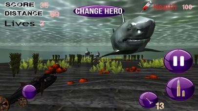 メガロドン  サメ サブマリン 迫害 - 狩る  酷い鰐鮫 海中の 3Dのおすすめ画像3