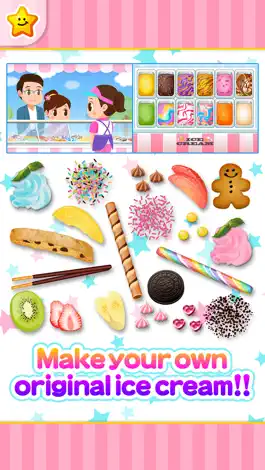 Game screenshot Let's do pretend Ice-cream shop! - Work Experience-Based Brain Training App apk