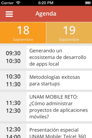 Congreso Universitario Móvil Telcel 2013 screenshot 3