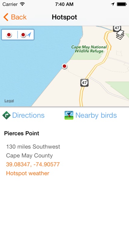 BirdsEye Hotspots - find birding locations worldwide