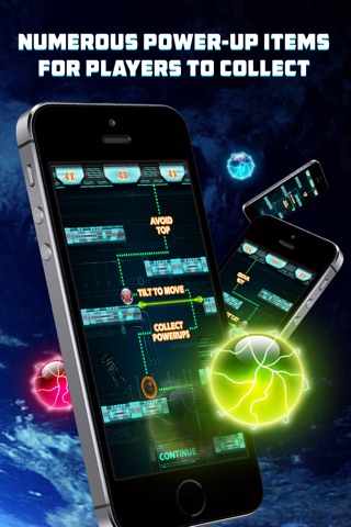Atomic Gravity Ball Free - Drop & Tilt Falldown Impossible Retro Arcade Game screenshot 3