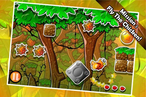 Chicken Fly 3 - Fruit Quest Super Pet Apple Dash & Smart Buddy Tap - The Lite Edition screenshot 3