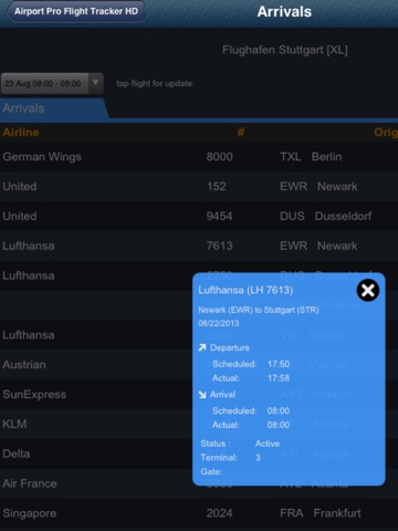Stuttgart Airport Pro (STR) + Flight Tracker radar screenshot 2