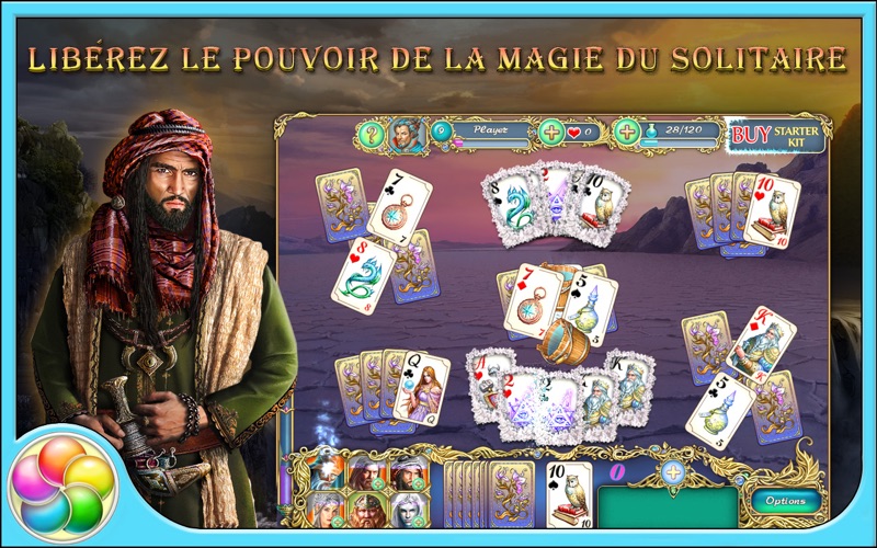 Screenshot #1 pour Emerland Solitaire: Endless Journey