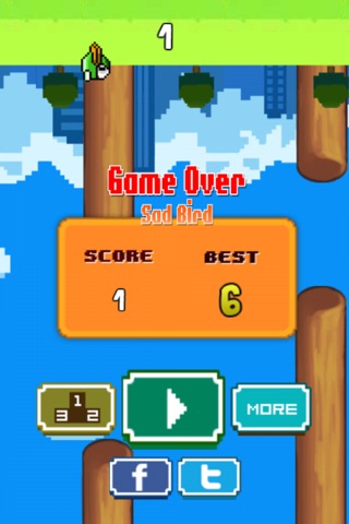 Sad Bird - the upside down one screenshot 3