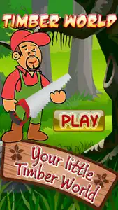 Timber World - Wood Cutter screenshot #2 for iPhone