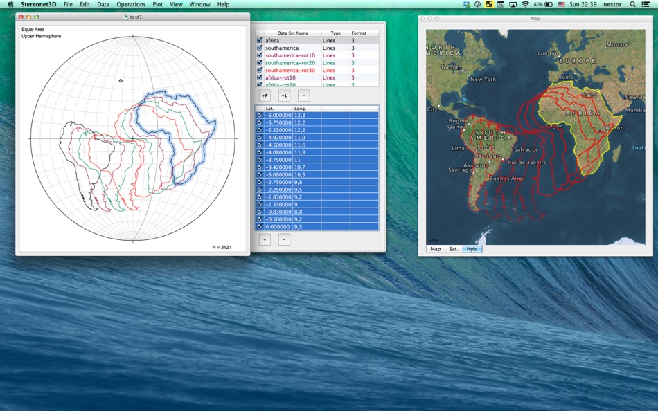 #3. Stereonet3D (macOS) 由: Nestor Cardozo