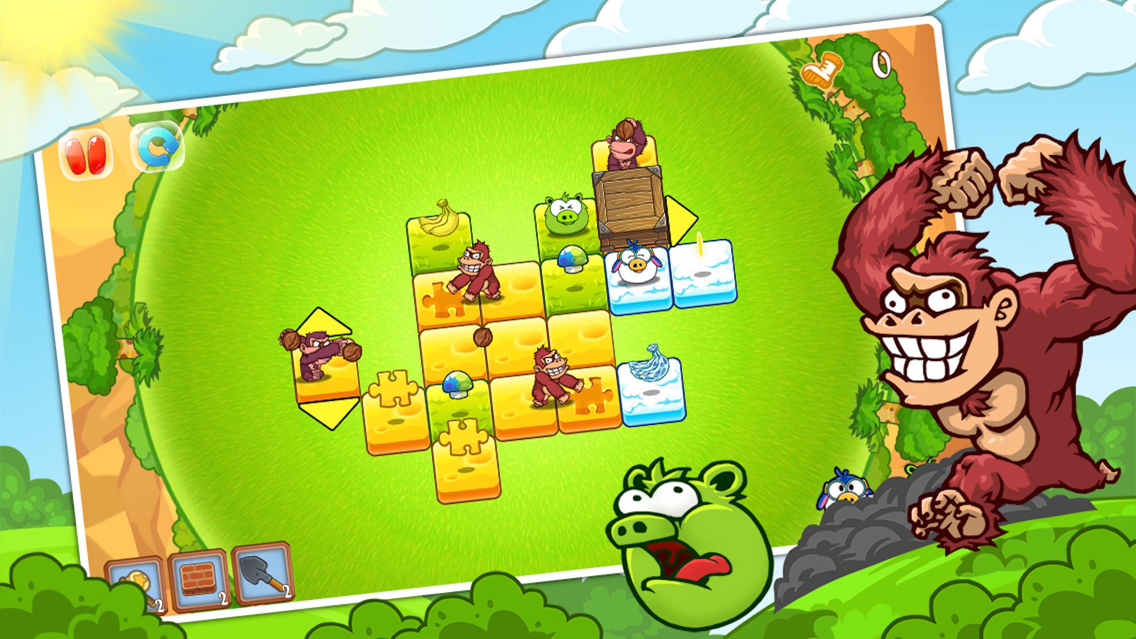 Hungry Piggy Vs. Kong screenshot 3