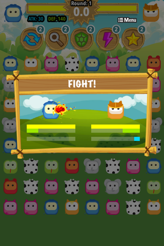 Animals Match Battle: Multi-Player Pets Puzzle with Wild Friends screenshot 2