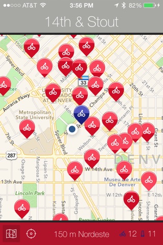 B-Cycle Bikes — A One-Tap Bike Share App screenshot 4