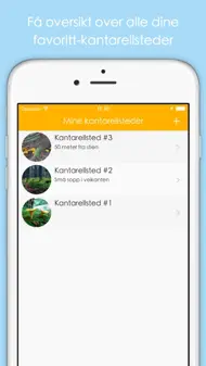 Mush - Mine Kantarellsteder iphone bilder 0