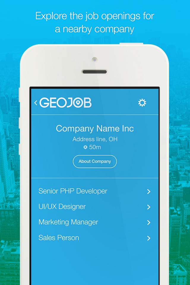 GeoJob - Find job openings around you screenshot 4