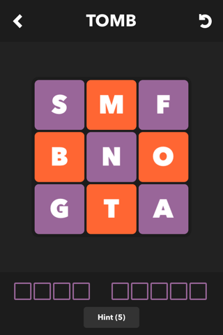 9 Letters Halloween Words - Find the Hidden Words Puzzle Game screenshot 3