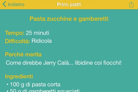 Singlettario Pro: Il Super Single-Ricettario! screenshot 4