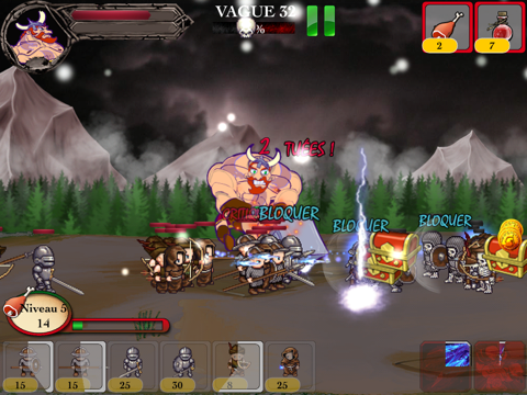 Screenshot #4 pour Viking Guerrier vs Zombi Défense ACT TD - Guerre du Chaos Version Argentée