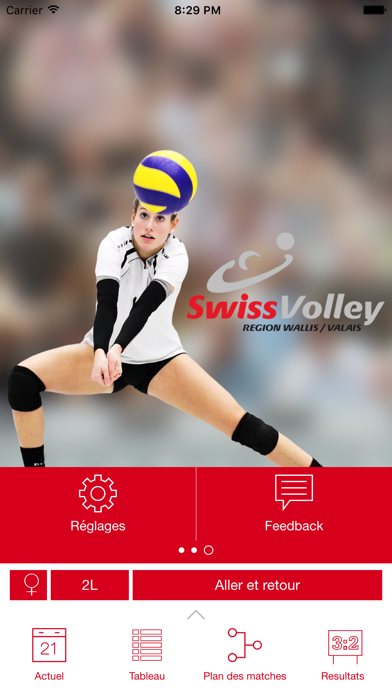 Screenshot #1 pour SVRW - Walliser Volleyball