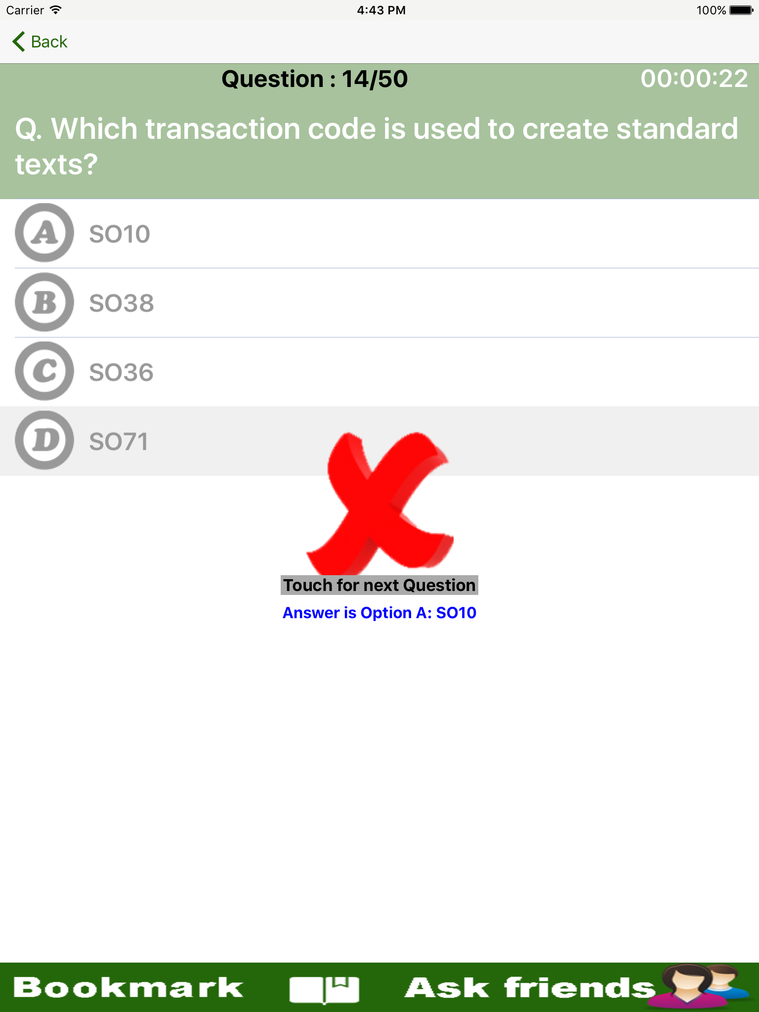 SAP QUIZ
