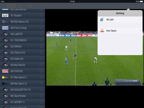 FlyTV for iPad screenshot 4