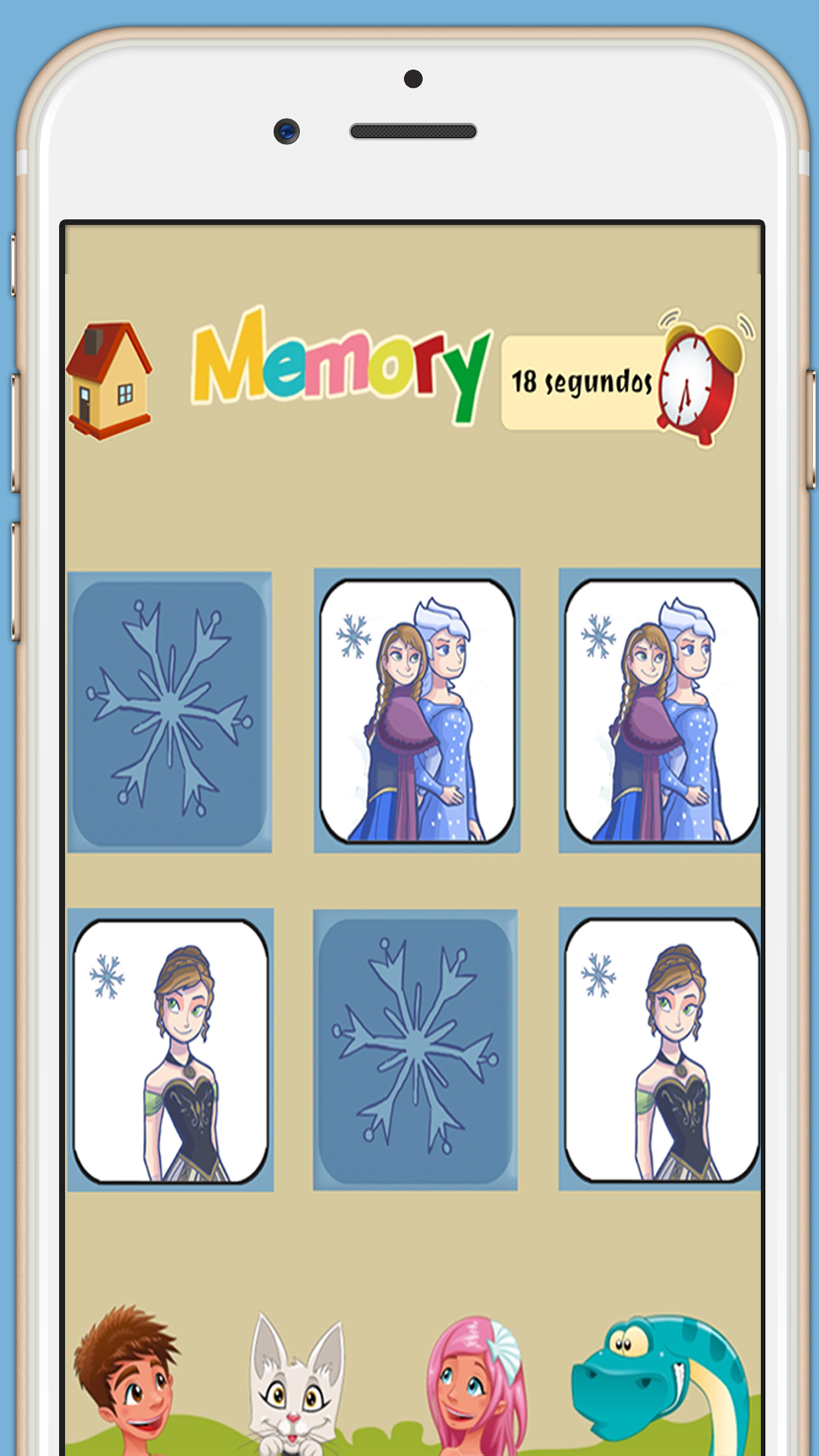 Memory game for girls: Ice Princess - learning game for girls screenshot 5