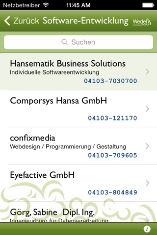 Branchenbuch Wedel screenshot 2