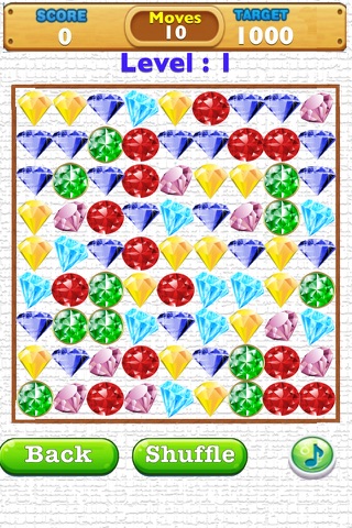 3D Candy Gem Blitz - Crush 3 jewels to match screenshot 3