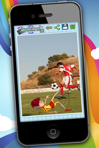 Football stickers and soccer adhesives for photos - Premium screenshot 2