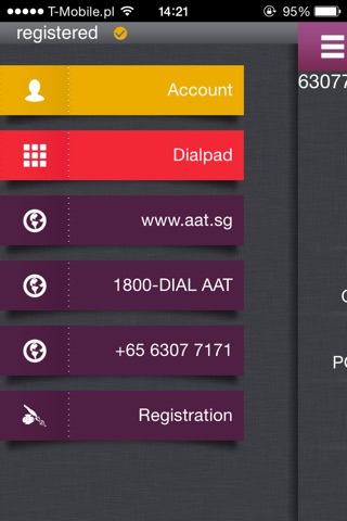 AAT SIP screenshot 3