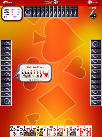 Screenshot #1 for Pinochle HD