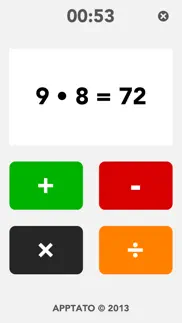 math signs quiz - arithmetic operations iphone screenshot 1