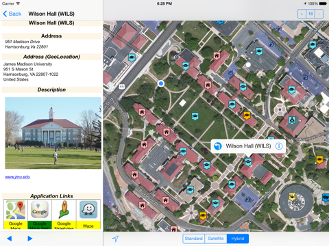 Screenshot #5 pour eMap JMU : James Madison University