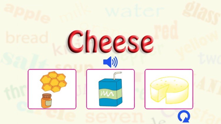 English Basic Concepts 1 - Food, Shapes, Colors for kids