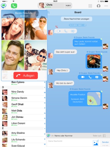 FriendCaller HD Video Chat screenshot 3