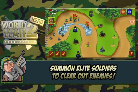 WW2 TD Battlefield Heroes screenshot 2