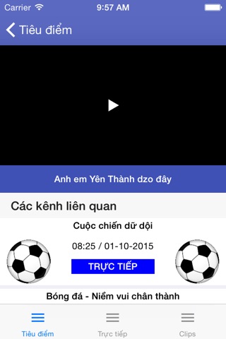 Trực tiếp bóng đá screenshot 3