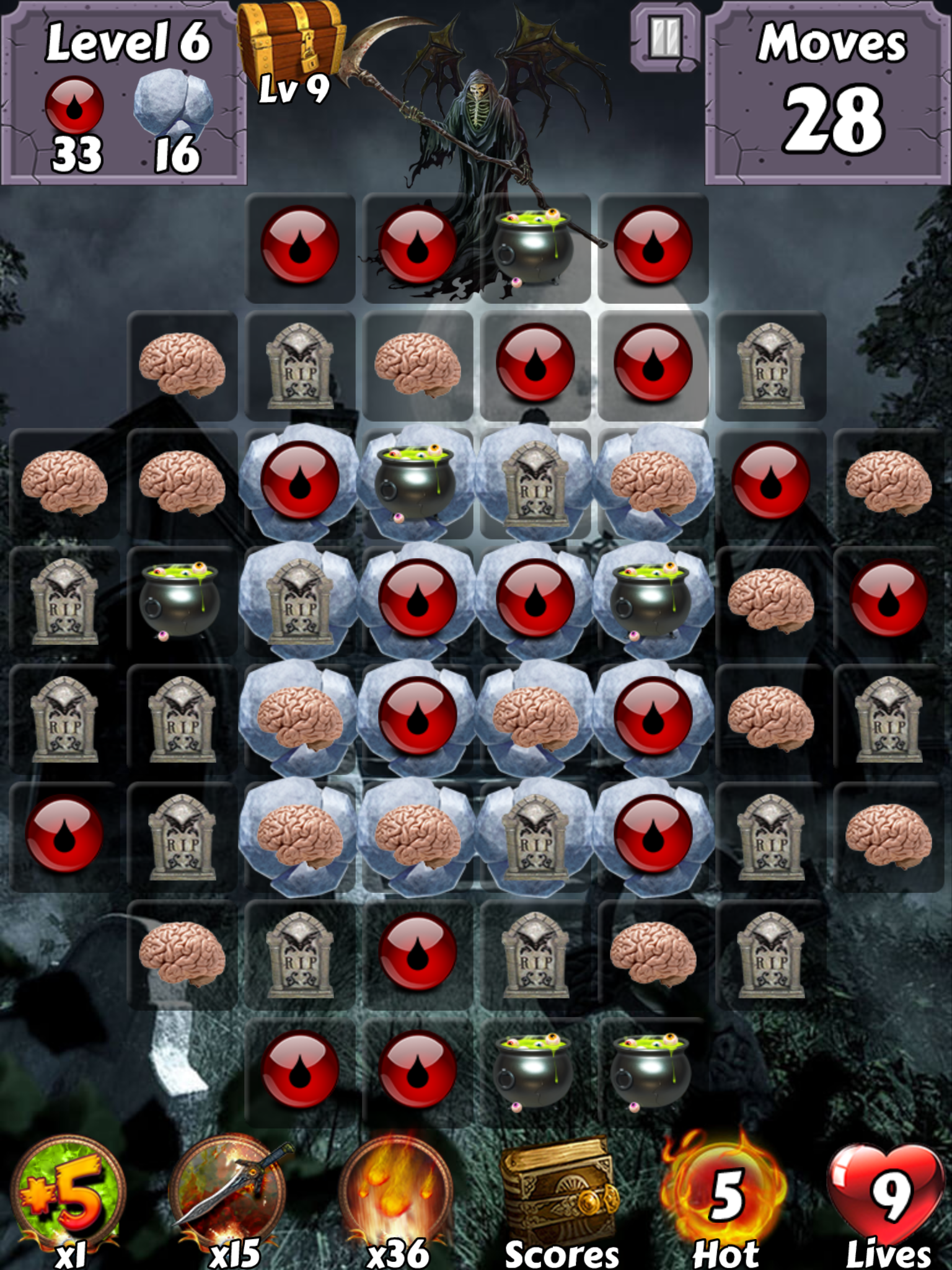 Zombie Mania Halloween World - Free puzzle games for trick or treat screenshot 10