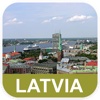 Latvia Offline Map - PLACE STARS