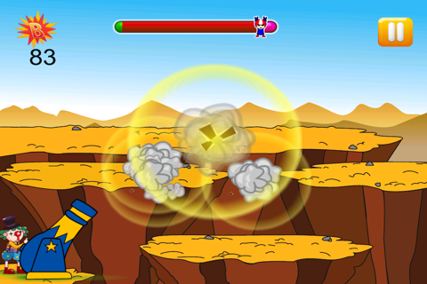 Funny Circus Clown Cannonball Blast - A Carnival Tapping Escape Mania Free screenshot 3