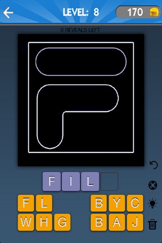 Guess The Logo Quiz - Neon Style Game - FREE VERSION screenshot 3