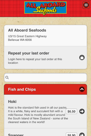 All Aboard Seafoods Bellevue screenshot 2