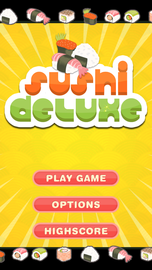 Screenshot #1 pour Sushi Deluxe Lite Jeu gratuit - les meilleurs jeux ludiques pour les enfants, garçons et filles - Cool Drôle 3D Jeux Gratuits - Addictive Apps Multijoueur Physique, App Addicting,   jeu de gestion du temps