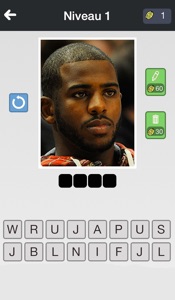 Basket Quiz - Find who are the basketball Players screenshot #1 for iPhone