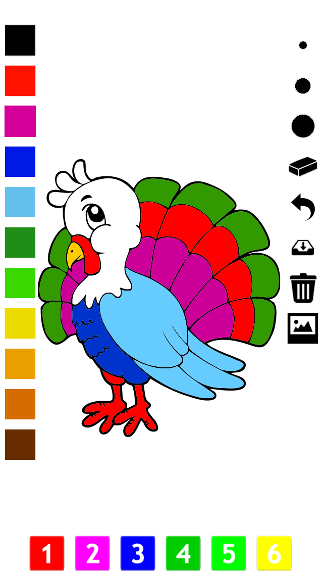 Thanks-giving Coloring Book for Children: Learn to draw and color the holiday of the United States of America screenshot 1