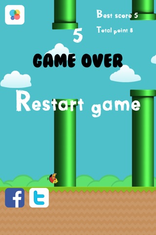 Flappy Sparrow - The Smashing Flappy Wings Adventure of Little Flying Birds screenshot 3