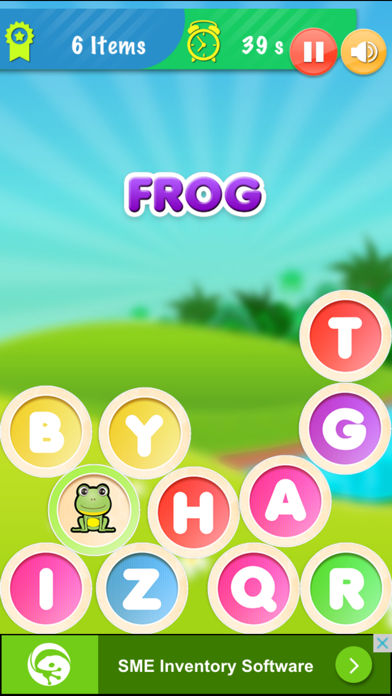 ABC Jungle Alphabet In Circle iPhone screenshot