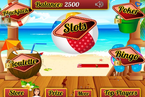 Slots Free Casino Beach Party Slot Games Play Now with your Friends screenshot 2