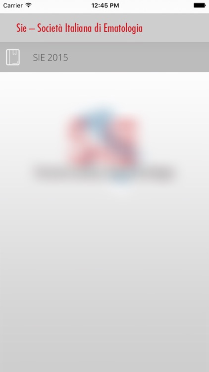 Applicazione della Società Italiana di Ematologia