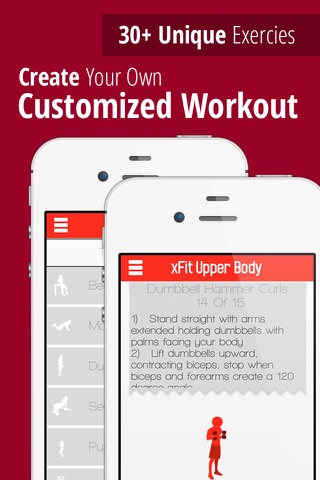 xFit Upper Body – Daily Workout for Sexy Lean Chest, Back and Arm Muscles screenshot 3