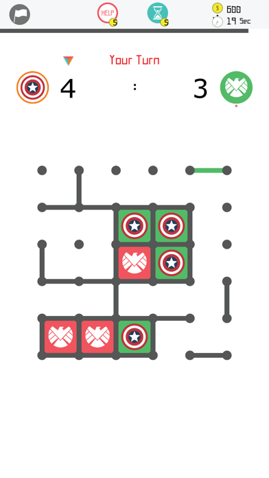 Screenshot #3 pour 4our Dots - Dots and Boxes